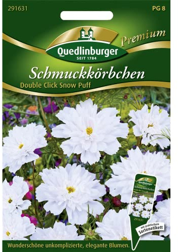 Quedlinburger Schmuckkörbchen Double Click Snow Puff,1 Portion
