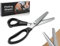 Anlising Zackenscheren,5MM Dreieck-Schere,Stoffschere,Gezackte Schere, Edelstahl Scharf Schere,Zickzackschere,Lace Schere,Schneiderschere,für Schneiden von Stoff,Kleidung,Nähen,Papier,Basteln(Schwarz)