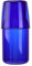 Ensemble de verres transparents pour eau, jus, lait, café, bière et bar - Bleu