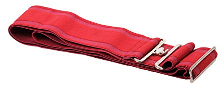 ARBO-INOX® Deckengurt elastisch T-Verschluss farbig (Rot)