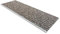 Floordirekt Sicherheits-Stufenauflage mit Alu-Schiene | Stufenmatte für Außen | Rutschhemmend bei Nässe und Glatteis | Für Außentreppen geeignet (24 x 60 cm, Braun)