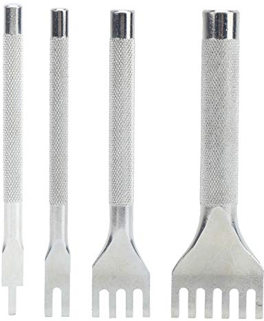 Herramienta de artesanía de cuero, perforadoras, kits de manualidades, juego de cinceles de costura DIY, kits de artesanía de cuero, herramienta de perforación de puntas de acero(1 Tooth)