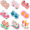 9 Paar Ohrringe Klips für Kinder Ohrclips für Mädchen Schmuck für Kinder Ohrklipser Set Einhorn Meerjungfrau Blume Stern Schmetterling Ohrstecker Prinzessin Spielzeug Schmuck für Kinder, 9 Stil