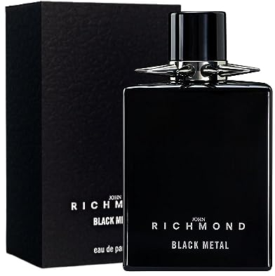 JOHN RICHMOND black metal woman eau de parfum - Un profumo da donna floreale, sensuale, conturbante, per le donne dal carattere forte. Flacone da 100 ML