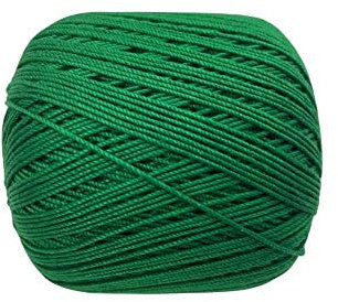 TOMASELLI MERCERIA Cotone Filo Scozia Uncinetto Numero 5 Gomitolo 100 Grammi - Verde Abete