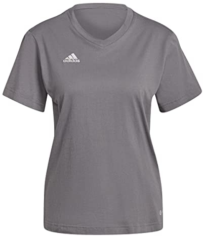 adidas Damen Entrada 22 Tee, Team Grey Four, S