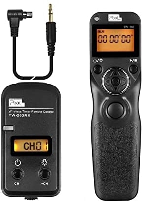 Scatto Remoto Wireless Pixel TW283 N3 Intervallometro Telecomando per Canon EOS R3, R5, 10D, 6D-II, 1DX-II, 1DX-III, 1DS-III, 1D-C, 1D-IV, 1D-III, 5D Mark II, 5D Mark III/IV, 5DS, 6D, 7D MarkII, 50D