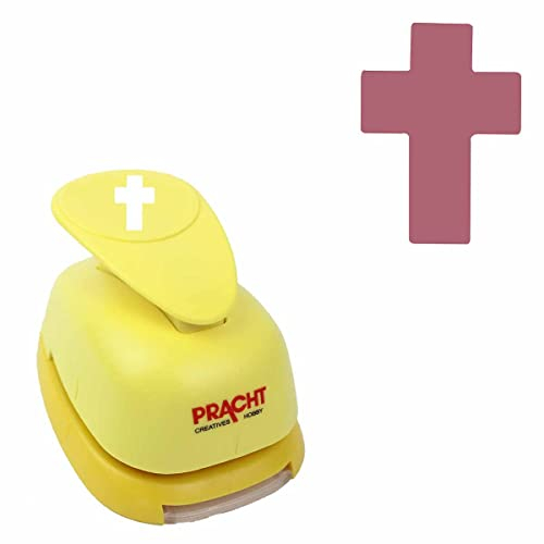 Pracht Creatives Hobby Motivstanzer groß Kreuz 38 mm Motivlocher, Papierstanzer