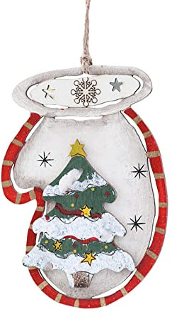 Schwingender Weihnachtsschmuck Massivholzanhänger Christbaumschmuck Alter Mann Schneemann Home Shooting Arrangement Hanging Stain Glass (Color : D, Size : One Size)