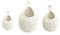 Hängende Obstkörbe (3er-Set), Boho HäNgender Korb Tasche Aufbewahrungstasche Hängeorganizer Tür Wand Hängender Organizer für Kartoffeln Zwiebeln Knoblauch (Stil B)