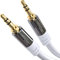KabelDirekt – Cable Jack 3,5mm – 1,5m – Conectores Metálicos – Disponible en 0,3-10m (Cable de Audio/Mini Jack 3.5mm, Aux/Auxiliar, para Teléfono, PC/Portátil, Coche y HiFi, blanco)