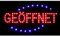 LED Schild Leuchtschild GEÖFFNET OPEN Dönner Kebab Bar und viel mehr Reklame LEUCHTREKLAME Werbung versch.stylen (GEÖFFNET (07))