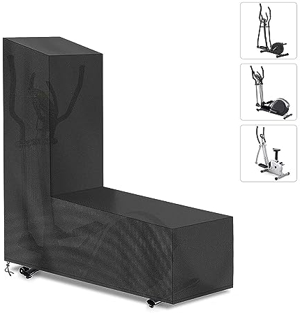 Ellipsentrainer-Abdeckung 420D Oxford Vollständige Crosstrainer-Abdeckung für Innen Außen Abdeckplane Heimtrainer Crosstrainer Fahrradabdeckung Elliptische Maschinenabdeckung(Size:210D/181x74x165cm,Co