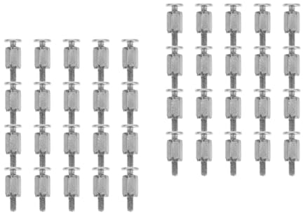 Amosfun 40 Piezas Tornillos De La Placa Base Soporte Para Laptop Para Regazo .2 Disco Duro Portátil Ssd Tornillos De Computadora Ssd Para Portátil Metal Tarjeta Madre Accesorios 2
