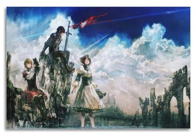 Poster, Motiv: Game Final Fantasy XVI, dekoratives Gemälde, Leinwand, Wandposter und Kunstdruck, moderne Familienschlafzimmer-Dekoration, Poster, 30 x 45 cm