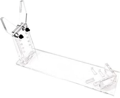 Qurygin Stand de tir, Organisateur de Support Acrylique réglable à Cinq hauteurs, Banc et Support pour tir, Accessoires d'armes de Poing, présentoir de Support d'armes à air comprimé et Nettoyage