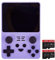 KANBUN Powkiddy RGB20S - Consola de juegos portátil con juegos de 2 W, consola de juegos portátil retro de 3.5 pulgadas, 16G+128G, consola de videojuegos Arkos, regalos de cumpleaños para niños