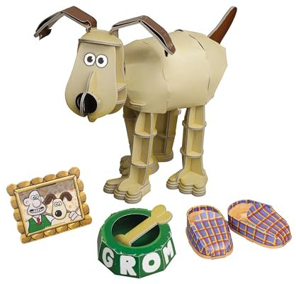 Build Your Own Wallace & Gromit, Gromit - Cardboard Craft Kit - Ages 10+
