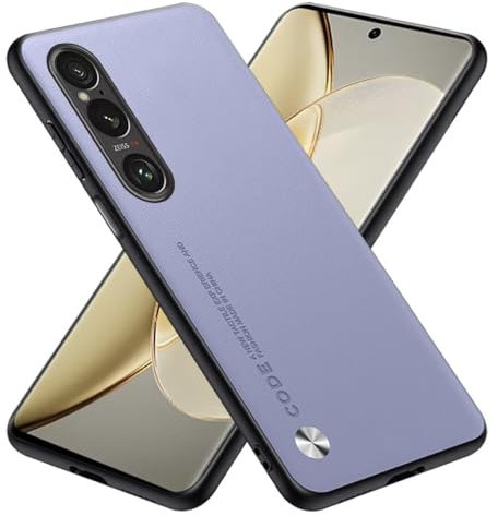 RankOne Custodia Compatibile con Smartphone, Compatible with Sony Xperia 1 VI (Sixth Generation) (6.5) Cover Case - Viola chiaro