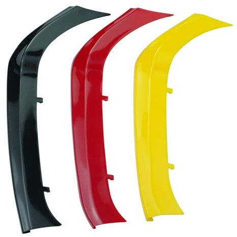 Ontto Adhesivo para Rejilla Frontal BMW Serie 1 F20 F21 2015-2019 - Accesorio de Bandera Alemana para Riñón del Coche - Hebilla para Parrilla