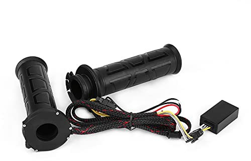 Majatou Motorrad Heizgriffe, 1 Paar 12V 22mm Motorradlenker Elektrische Handgriffe, Warmer Griffheizung