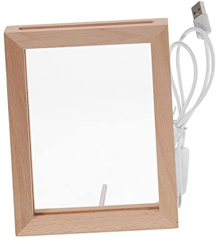 Yardenfun Licht Foto Rahmen Nachtlicht Für Schlafzimmer Holz Material Leuchten Bild Home Zubehör