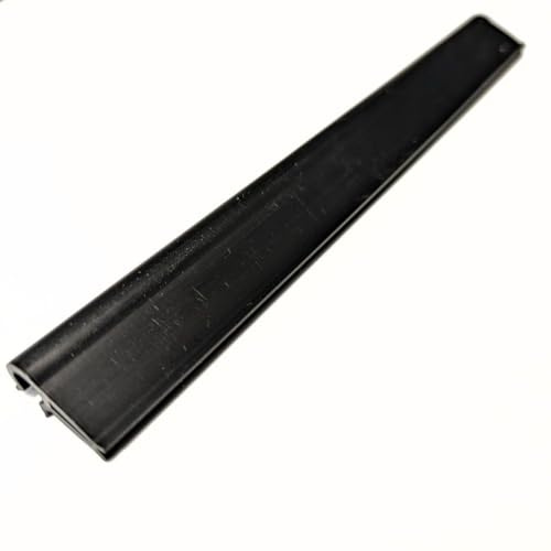 zaun|zu® Klemmschiene PREMIUM-Clip | stabile Form für einen sauberen Abschluss | Sichtschutzstreifen Halteclip | Befestigung für Zaunblende & Windschutz Schwarz 20er Pack