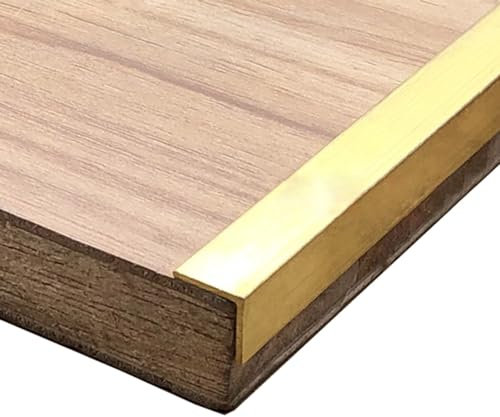 LXYDJPW Treppenkantenschutz/Treppenkantenstreifen aus massivem Messing, Stufenkantenschutz für den Innen- und Außenbereich, rutschfeste Treppenkantenleiste/Übergangsleiste