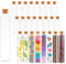 Acetiti 24 Stück Glas Reagenzgläser, 30ml Flachboden Reagenzglas Mini Glasflaschen mit Korken Leere Reagenzglas Transparent Vorratsglas für Hochzeit Party DIY Zubehör Dekorationen Geschenke