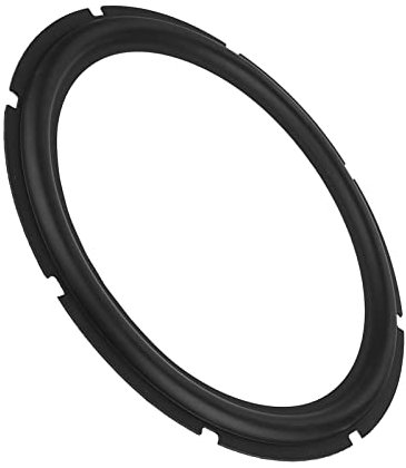 Cornesty Universeller 12 -Zoll -Bass -Lautsprecher -Schaumreparatur -Surround -Kreis, Stabiler Gummi für Verbesserte Klangqualität, Passt Swans Horn -Lautsprecher Schwarz an