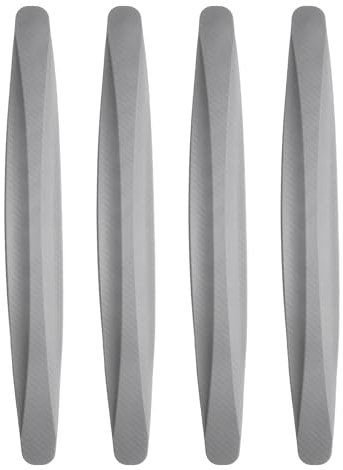 sourcing map 4pcs Car Bumper Guard Strip Anti-Collision Anti-Scratch Bumper Protector Trim Universal Front and Rear Bumper Guard for Cars SUV Pickup Truck, Grey