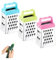 LZZEM 3Pcs Mini Stainless Steel Cheese Grater Set 4 Sided Box Grater for Cheese Professional Box Grater Efficient Kitchen Gadget for Grating Garlic Nutmeg Chocolate Parmesan