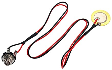Einzelner Piezo Tonabnehmer Gmb604 für Ukulele und Akustikgitarre | Metall, Einfache Montage, für Akustische Instrumente, Verstärkung, Modell Gmb604