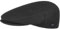 Lipodo Inglese Classic Flatcap Damen/Herren - Flat Cap Made in Italy - Unifarbene Wintercap mit Wolle - Schirmmütze Herbst/Winter - Schiebermütze schwarz 56 cm