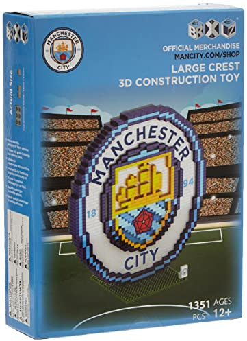 FOCO Manchester City F.C. 3D BRXLZ Crest Building Set