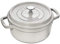 STAUB - COCOTTE Truffe Blanche en Fonte avec Picots Ronde 22 CM