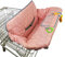 Einkaufswagenbezüge für Baby Mädchen, Baumwoll-Hochstuhlbezug, Kleinkind-Einkaufswagen-Kissen, Babywagenbezug für Babys Mädchen, maschinenwaschbar, groß (rosa)
