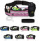 Lucky Humans Laufgürtel Sport, Joggen & Laufen mit Handy-Tasche Rosa - Damen, Frauen, Mädchen Bauchtasche mit Flaschen & Handy-Halterung - Trinkgürtel Running & Walking Belt - Jogging & Lauf Zubehör