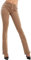 Toocool - Jeans Damen Push Up Hose Zampa Elefant Glocke Slim Sexy F36-M6129, beige, XS