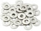 M2.5 Washers, M2.5 x 6mm Metal Flat Penny Washer Thickness 0.5mm-A2 304 Stainless Steel Washers (50 Pack), AMLOOPH Large OD Plain Wide Metal Round Flat Spacer Repair Washer For Screws Bolts