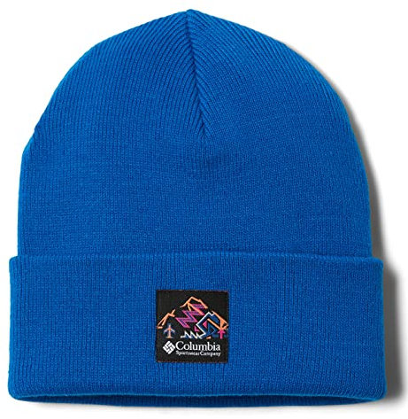 Columbia Unisex City Trek Heavyweight Beanie-Mütze, blau, Einheitsgröße