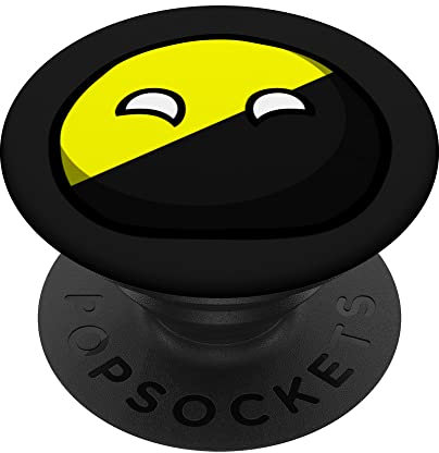Anarcho-Capitalism Ancap Polcompball Politischer Kompassball PopSockets mit austauschbarem PopGrip
