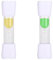 simarro Sanduhren Set, 2 Stück Sanduhr 3 Minuten Zeitmesser Zeitmesser Sanduhren Anti Fall Sanduhren Eieruhren für Klassenzimmer Küche Spiele Home Office Dekoration Kreative Geschenke(Yellow+Green)