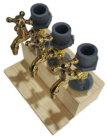 WNDUOKXH Dispensador de Alcohol Profesional Simple Herramienta de dispensación de Cerveza de Escritorio Dispensadores de Bebidas de Contenedor de retención de Bebidas, Salida Triple