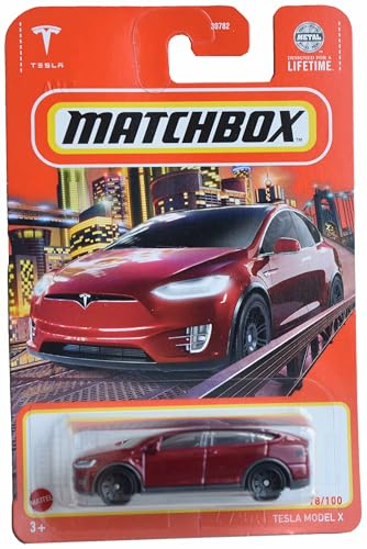 Matchbox Tesla Model X, rot 18/100