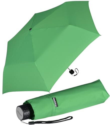 Doppler Regenschirm Mini-Taschenschirm Havanna Stick - bright green