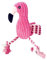 Hunde-Plüschspielzeug, Niedliches Flamingo-förmiges Haustier-Kauplüschspielzeug, Bissfestes, Quietschendes Hundespielzeug, Interaktives, Ausgestopftes Hunde-Kauspielzeug, Angstreduzierendes Zahnungssp
