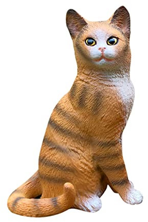 MUSISALY Lebensechte Kätzchen Figur Kunststoff Robust Klein Stabile Tischdekoration Haustier Katzenliebhaber Geschenk