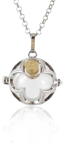 QOCUILC Mémoire Pendentif Urne en Verre avec Charnière, Bijou de Souvenir en Cuivre de Qualité, Stockage pour Cendres, Cheveux ou Parfum,Petites Bouteilles en Verre avec Bouchon
