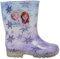 Disney Frozen, stivali di gomma Elsa & Anna per bambini, stivali di gomma per bambini, Viola, 25 EU